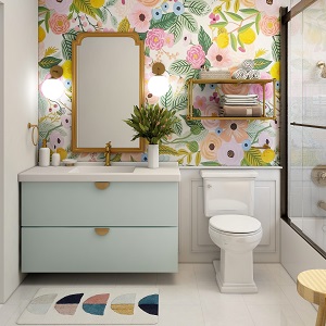 Цветная и яркая ванная комната: как преобразить санузел в Норильске - norilsk.mebel54.com | фото