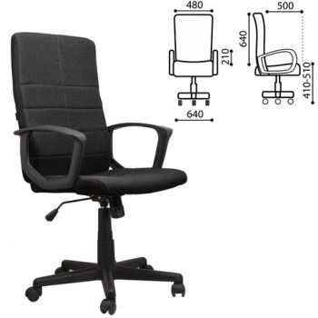 Кресло офисное BRABIX Focus EX-518 (черный) в Норильске - norilsk.mebel54.com | фото