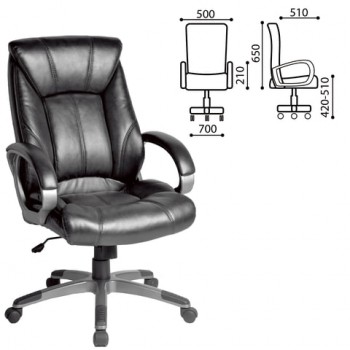 Кресло офисное BRABIX Maestro EX-506 (черный) в Норильске - norilsk.mebel54.com | фото