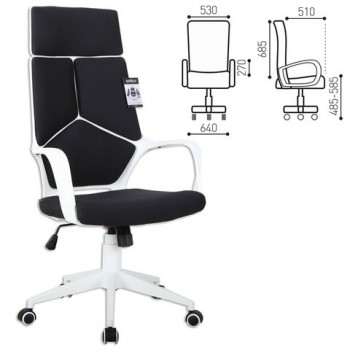 Кресло офисное BRABIX Prime EX-515 (черная ткань) в Норильске - norilsk.mebel54.com | фото