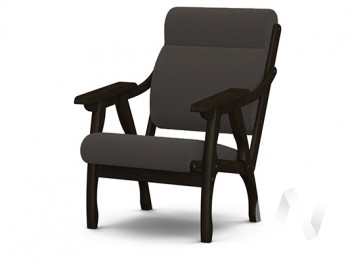 Кресло Вега-10 (венге лак/ULTRA GRAFIT) в Норильске - norilsk.mebel54.com | фото