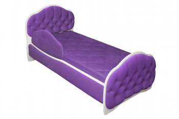 Кровать 180 Гармония 32 Фиолетовый (мягкий бортик) в Норильске - norilsk.mebel54.com | фото