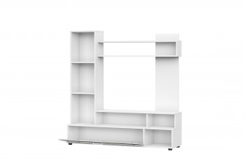 Мебель для гостиной "МГС 9" Белый / Цемент светлый в Норильске - norilsk.mebel54.com | фото