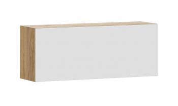 Модульная система "Милан" Шкаф навесной Дуб Золотой/Белый Матовый в Норильске - norilsk.mebel54.com | фото