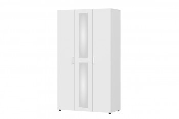 Модульная система "Токио" Шкаф трехстворчатый Белый текстурныйный в Норильске - norilsk.mebel54.com | фото