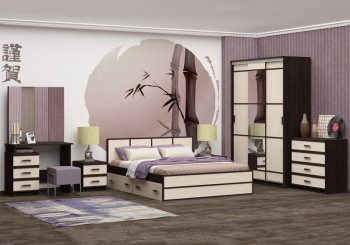 Модульная спальня Сакура в Норильске - norilsk.mebel54.com | фото