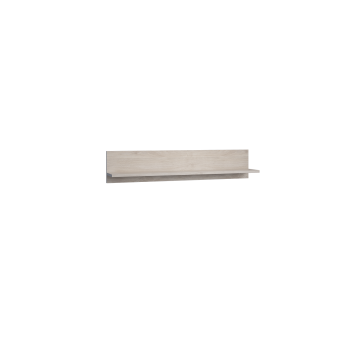 Полка навесная Саманта Дуб харбор белый в Норильске - norilsk.mebel54.com | фото