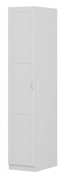Шкаф однодверный Пегас сборный белый в Норильске - norilsk.mebel54.com | фото